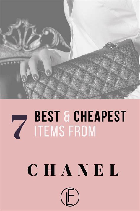 cheapest chanel items